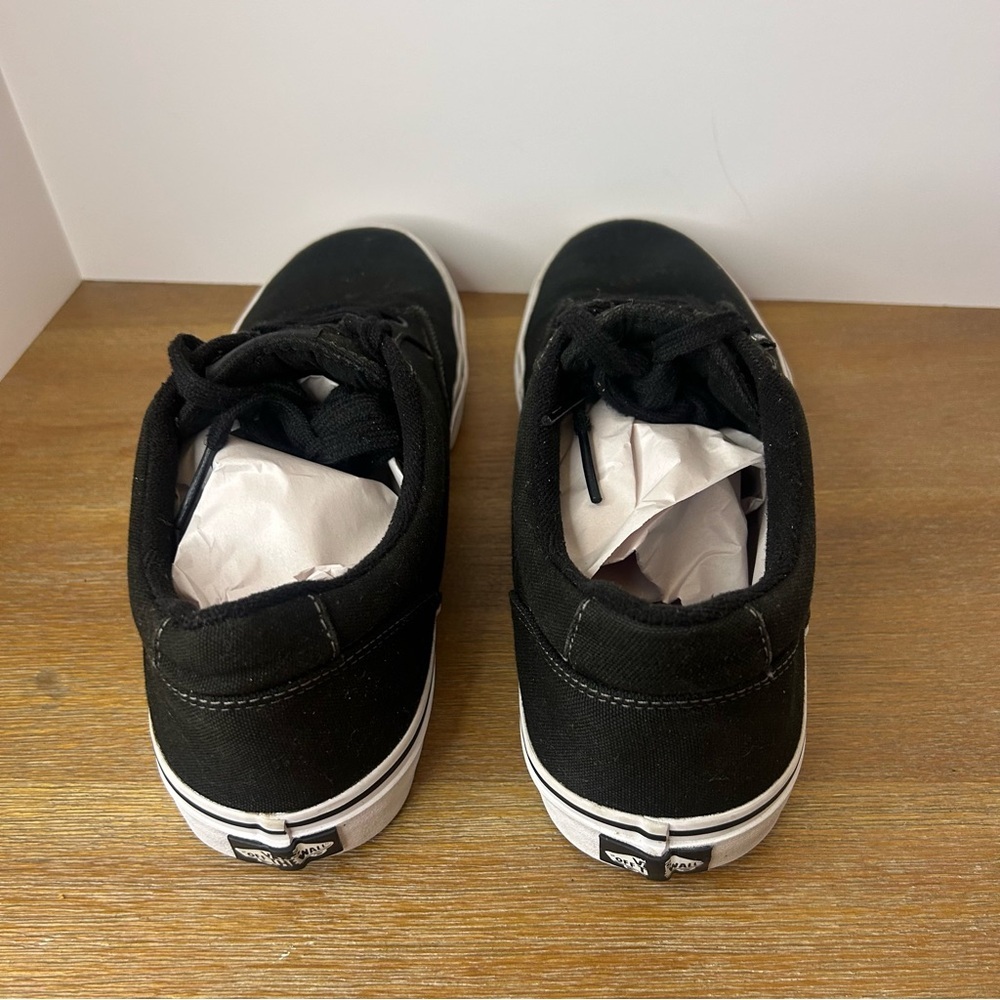 Vans Men's Athletic Low Top Textile Canvas Skate Shoes Black TB4R US 10 - Picture 5 of 8